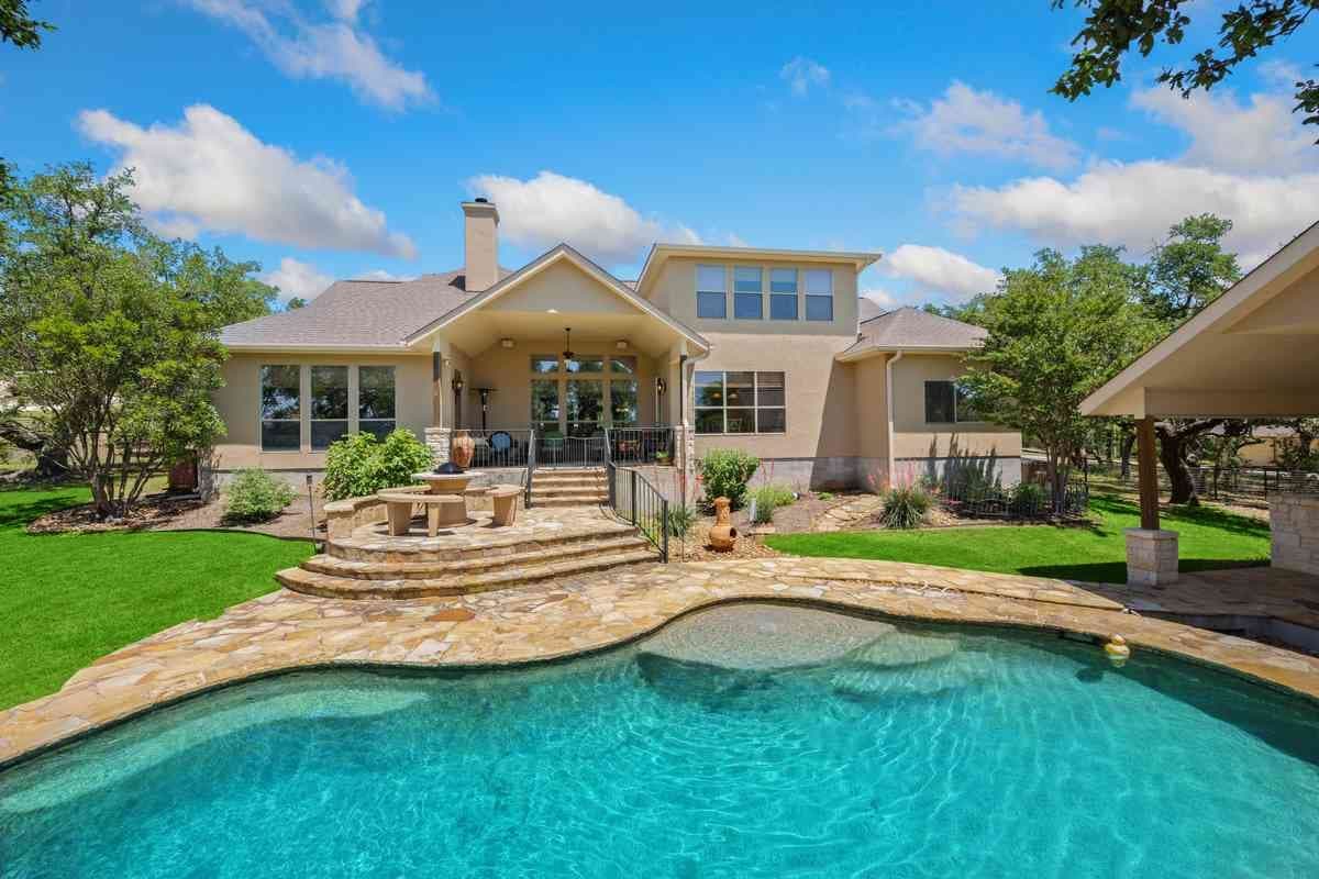 Arizona home with a sparkling backyard pool